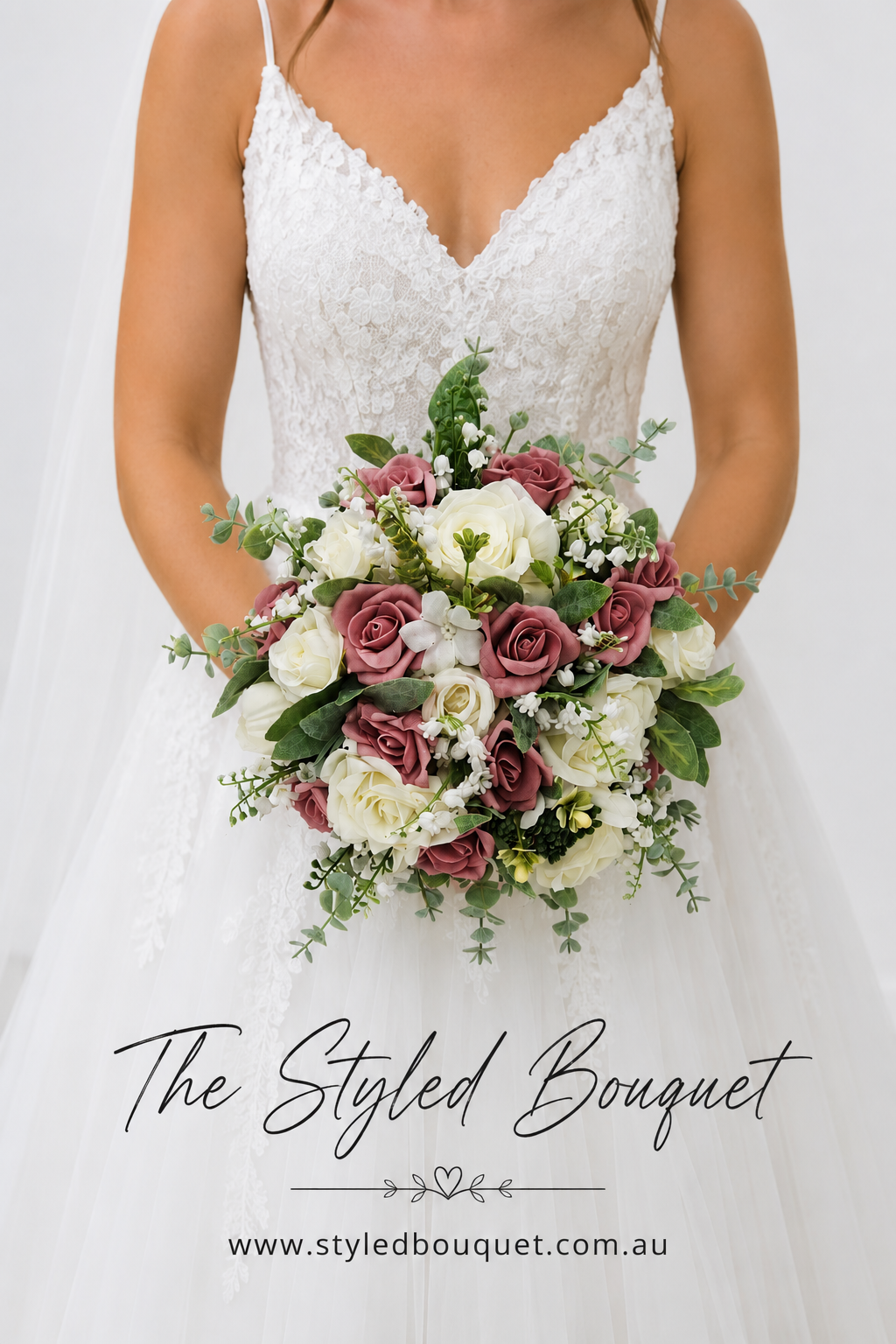 Dusty Rose Collection - Silk wedding flowers