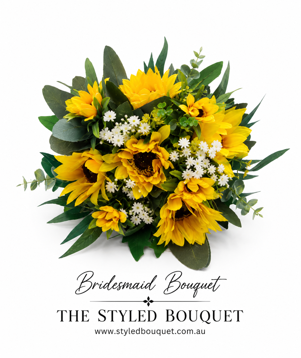 Bridesmaid Bouquets Under $50.00 Sunflowers
