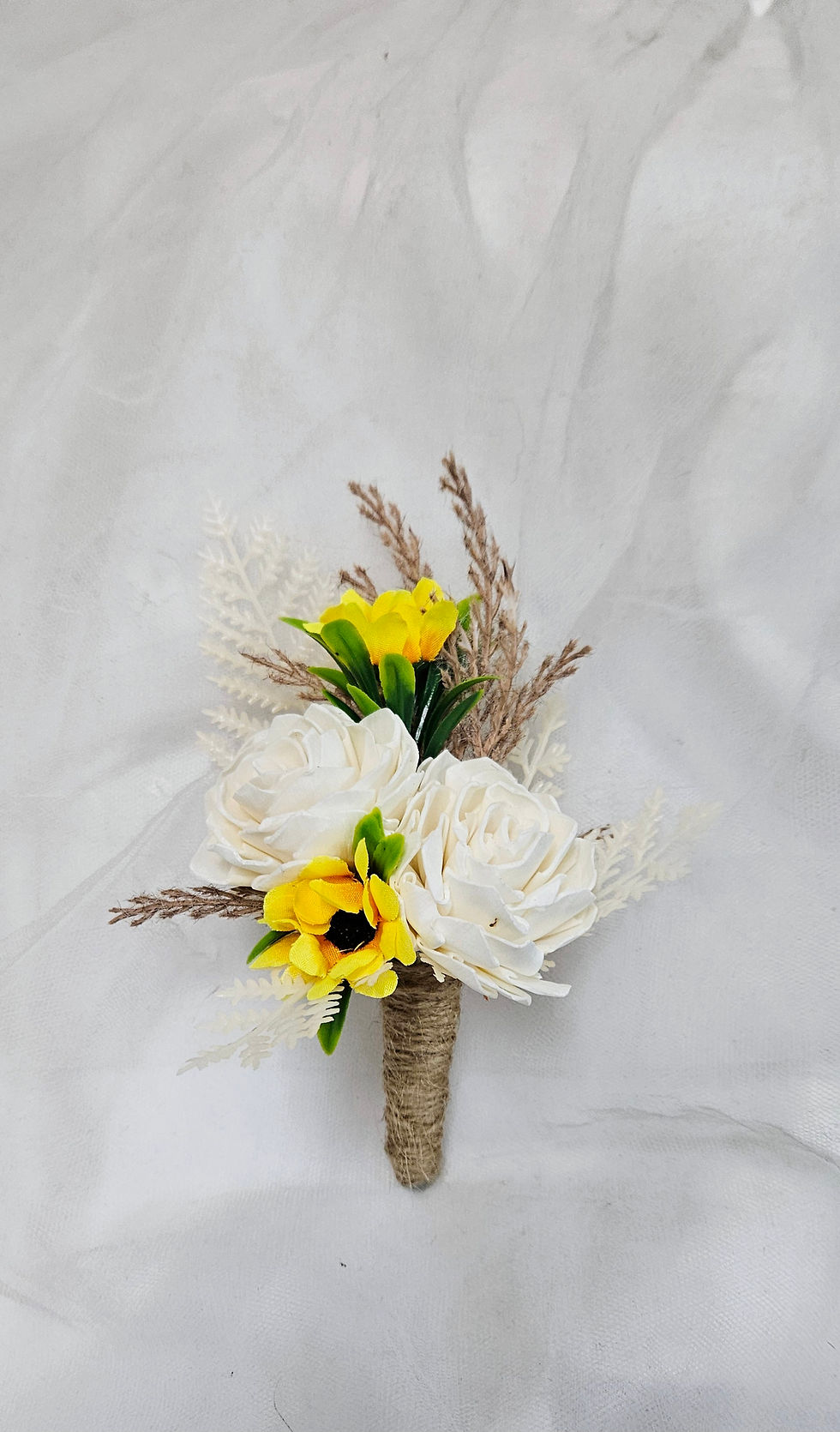Thumbnail: Sola Rose & Sunflower Bridal Bouquet
