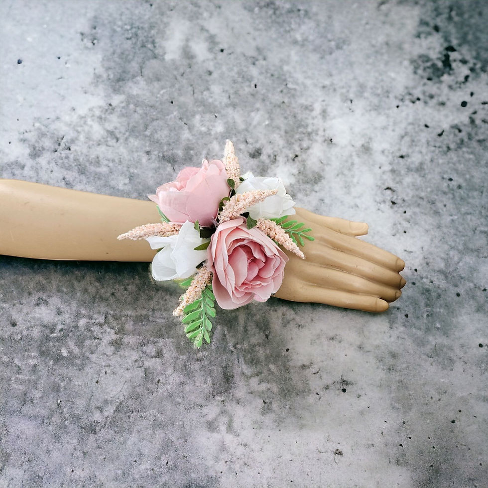 Thumbnail: Lush Gum Native Protea Wrist Corsage