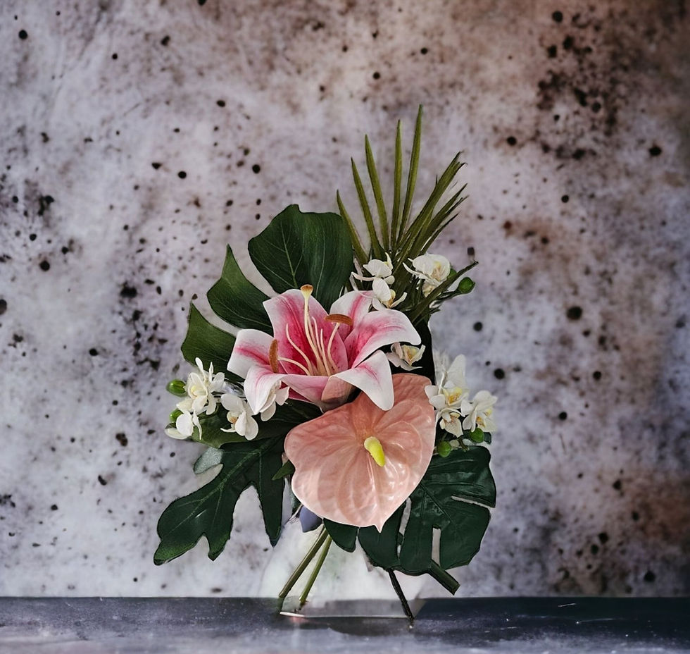 Thumbnail: Blooming Exotic Pink Bridesmaid Bouquet