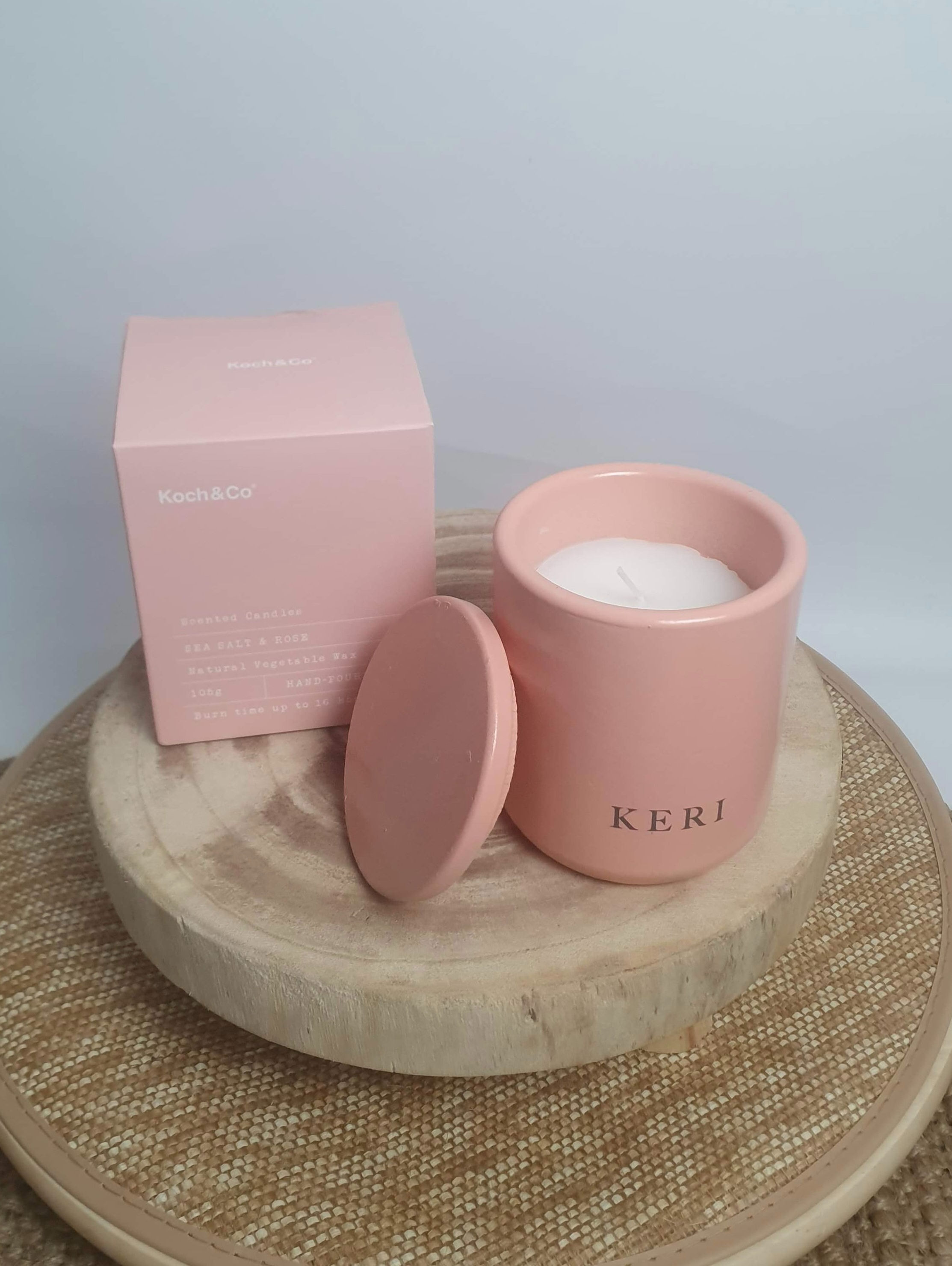 Sea Salt & Rose Candle