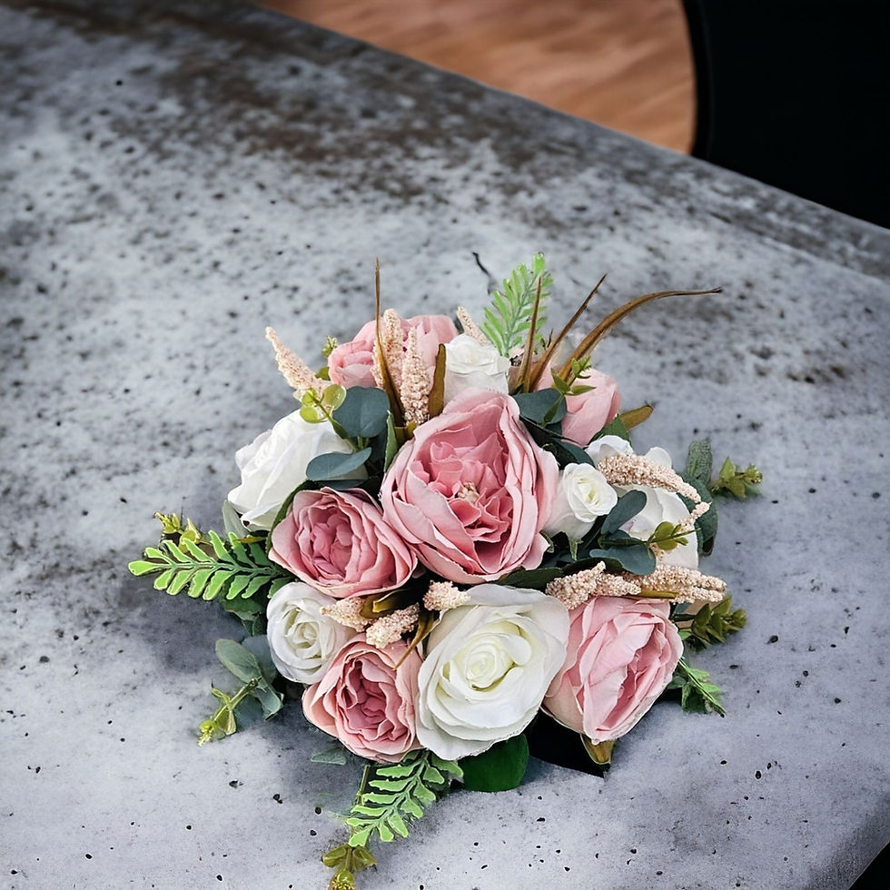Thumbnail: Lush Gum Native Protea Bridesmaid Bouquet