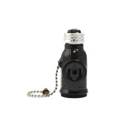 Calavera con doble toma y cadena