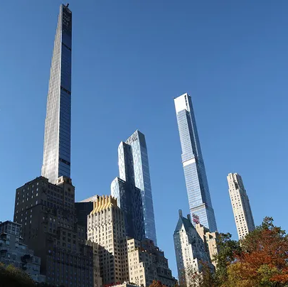 Billionairs' row high-risers in Manhattan