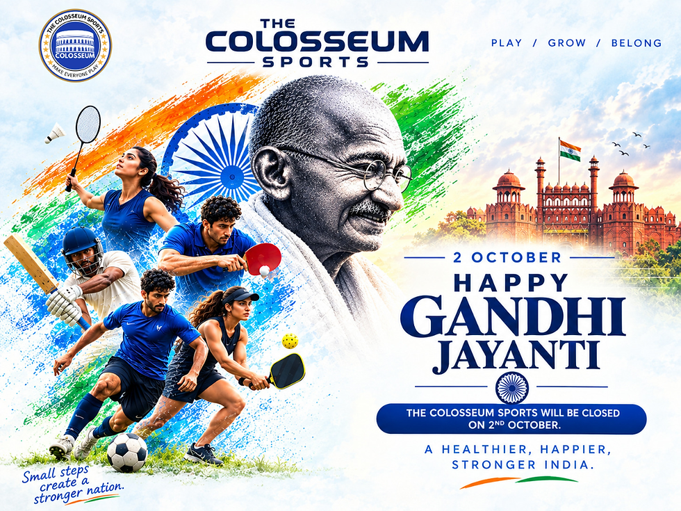 Gandhi Jayanti: What Sport Can Teach Us About Discipline and Respect