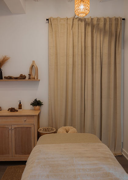 massage therapy room in brookside where intra-oral massage is performed to relieve tmjd symptoms