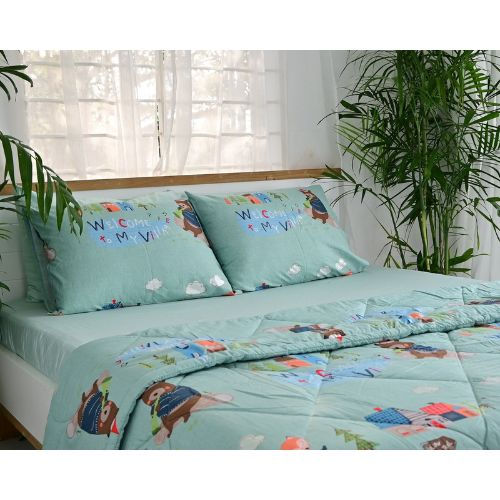 Thumbnail: Bộ Cáo nền xanh ngọc (Welcome to My Villa)