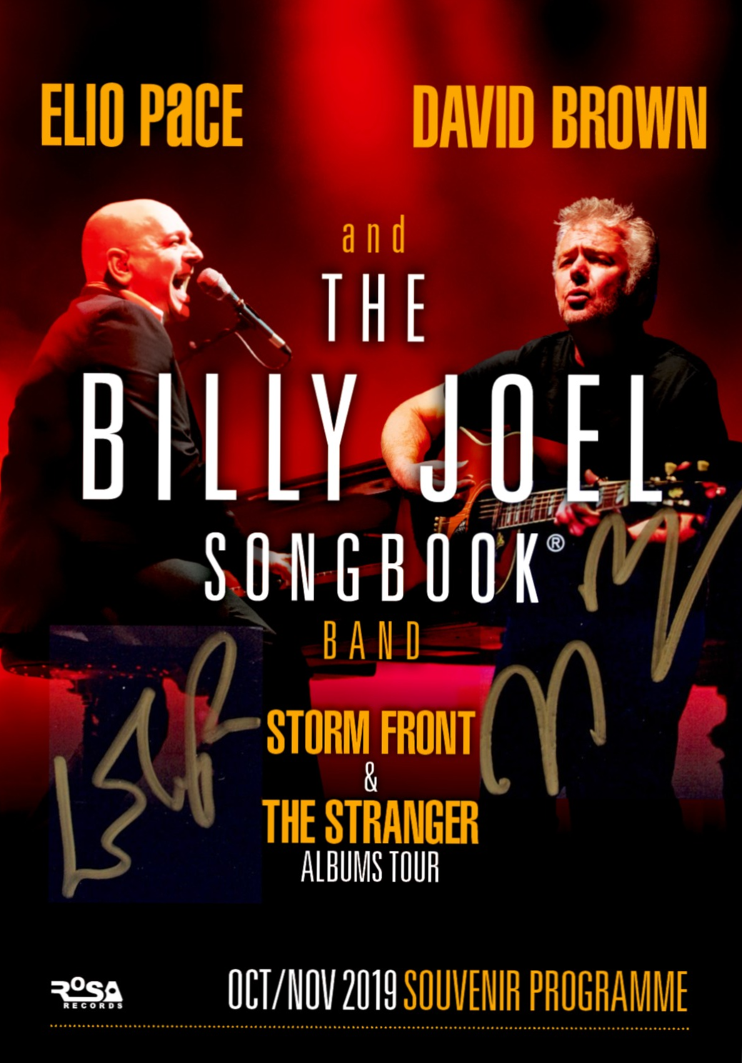 2019 Albums Tour Signed Souvenir Brochure