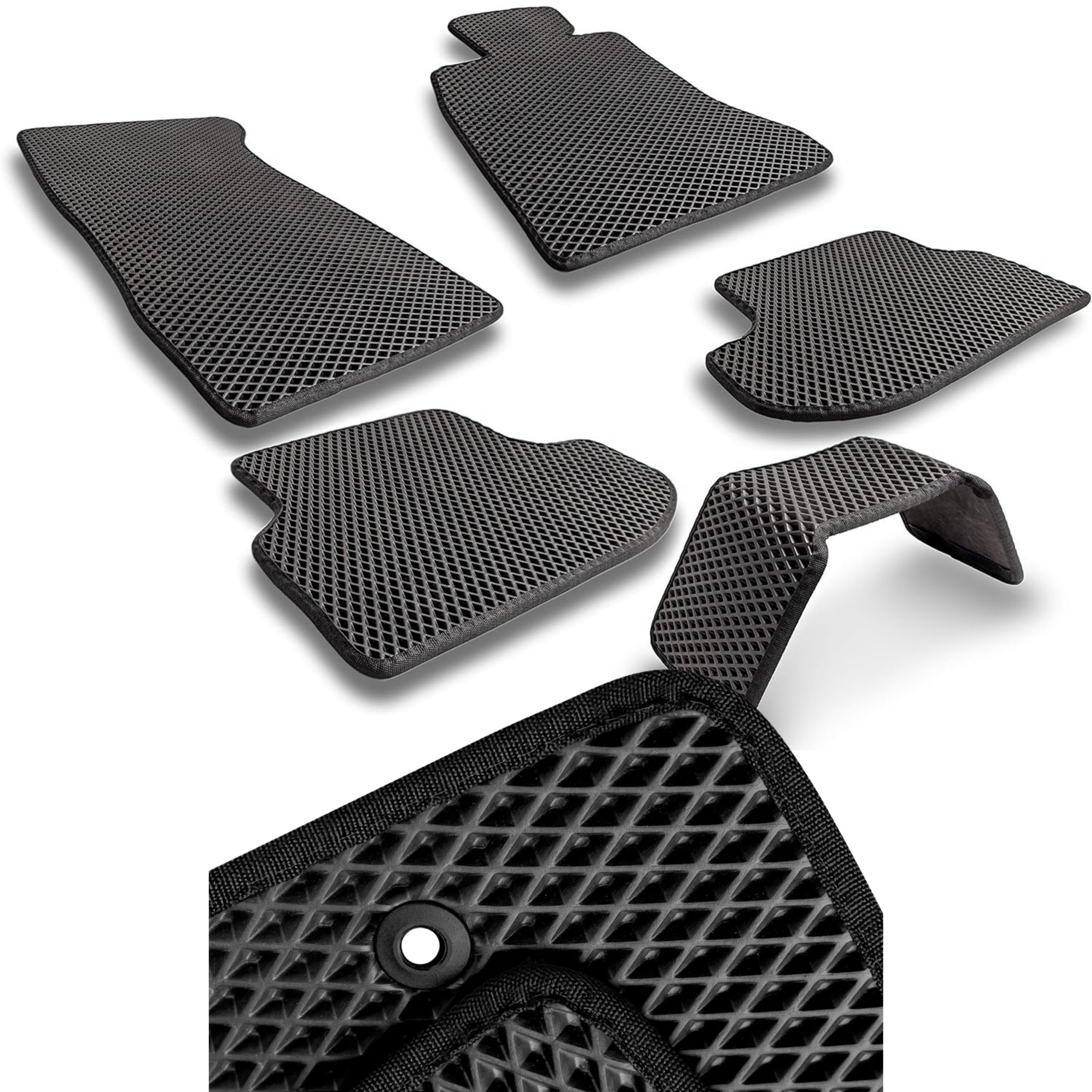 Volkswagen Polo 2009 - 2017 Uyumlu Akıllı Hücreli Havuzlu EVA Oto Paspas