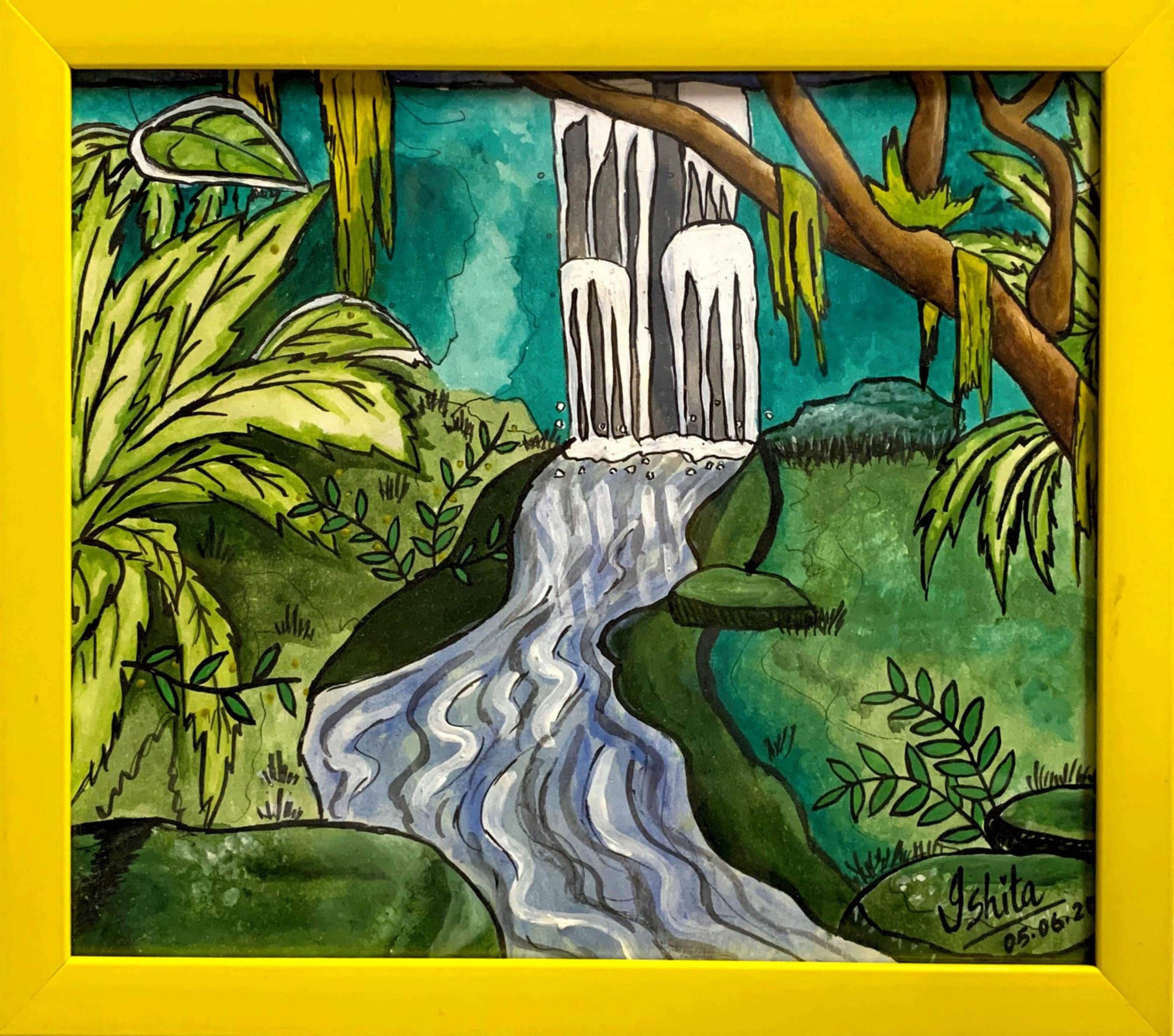 Waterfall in the wild