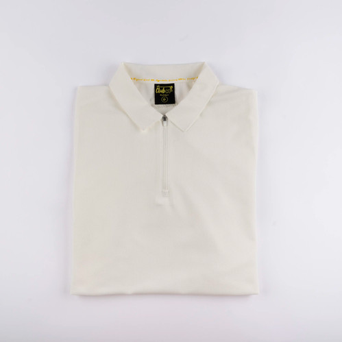 White Nicholas Zip Polo | the Club(s)