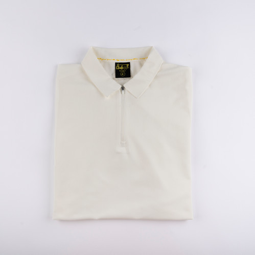 White Nicholas Zip Polo | the Club(s)