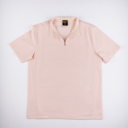 Pink Nicholas Zip Polo | the Club(s)