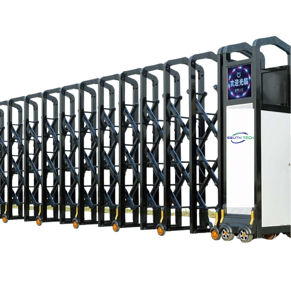 Automatic Series Retractable Gate, Aluminium Alloy SouthTech