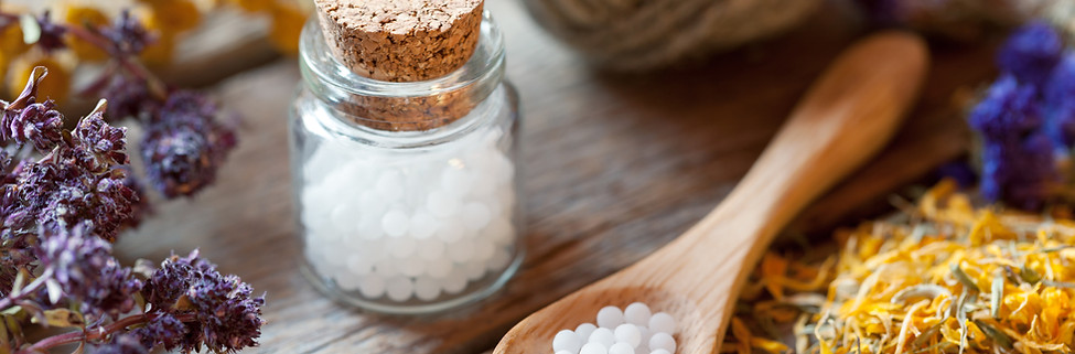 Bottles of Homeopathy Globules