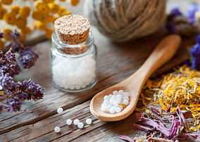 Bottles of Homeopathy Globules