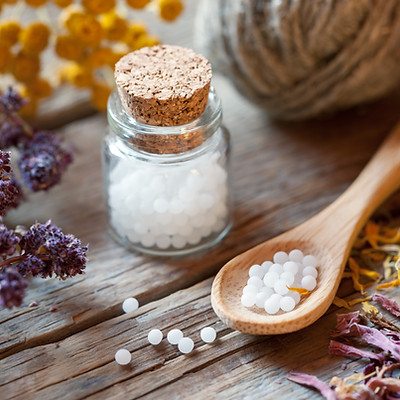 Flessen Homeopathie Globulen