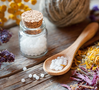 Bottles of Homeopathy Globules