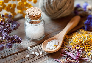 Bottles of Homeopathy Globules