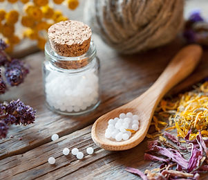Bottles of Homeopathy Globules
