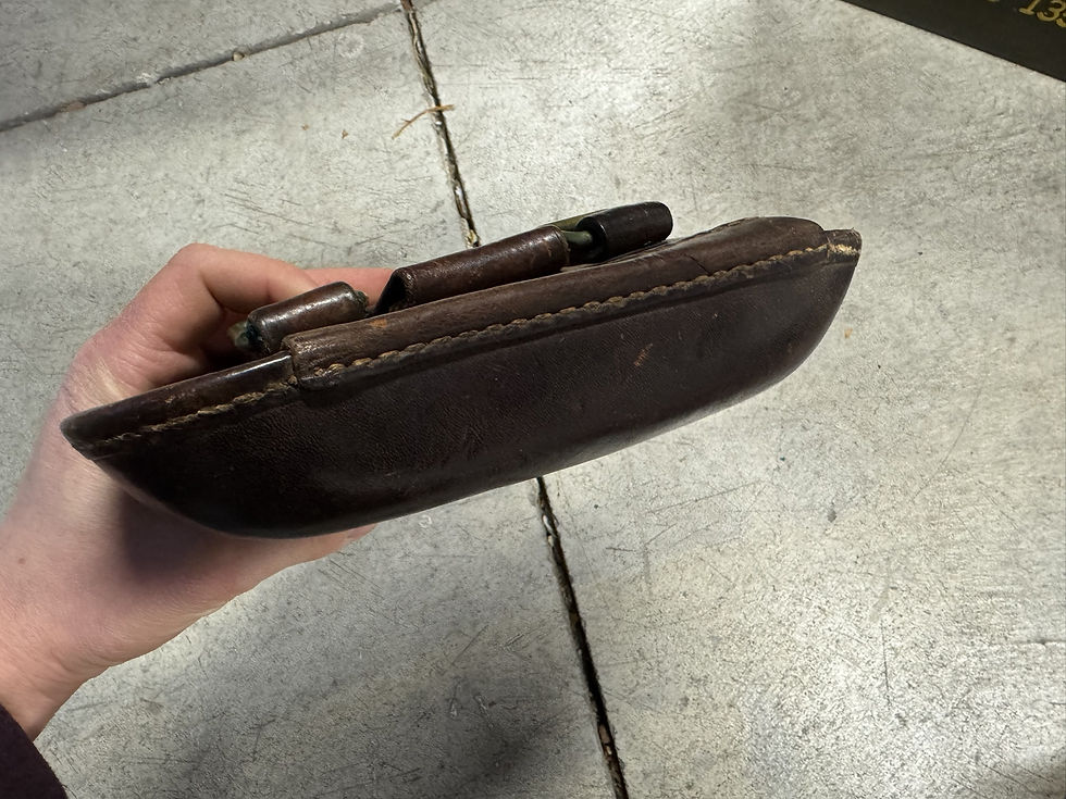 Thumbnail: Japanese T14 / Type 14 Nambu Holster Original...VETS NAME INSIDE