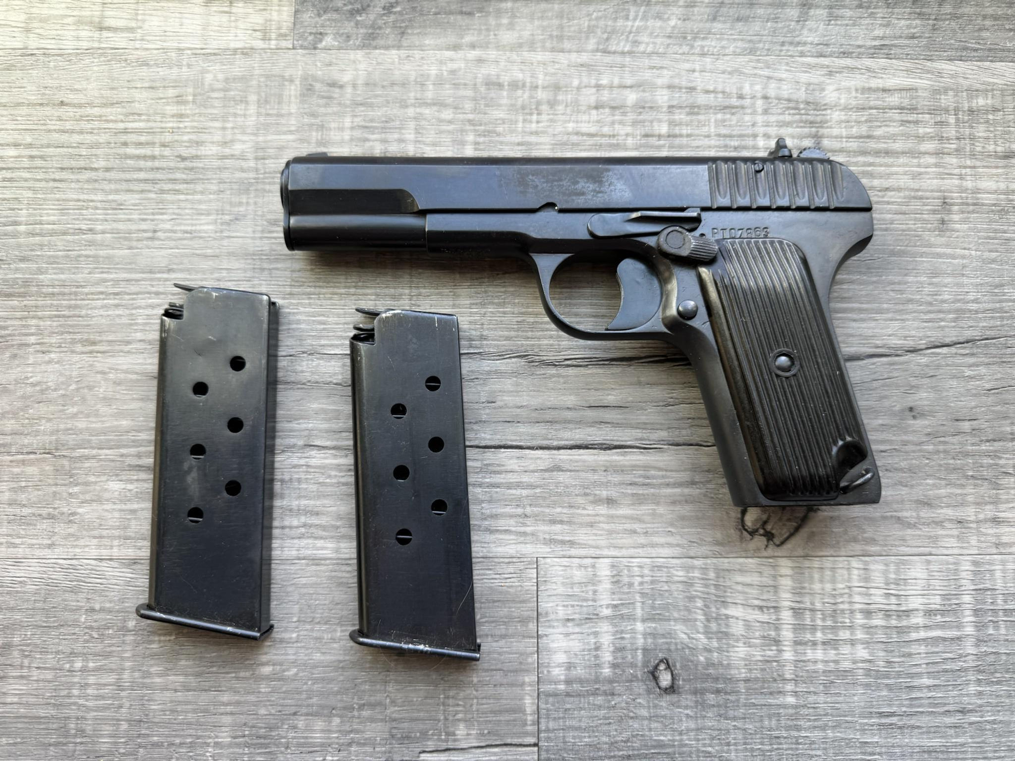 Polish TT-33 Tokarev Pistol w/ 2 Mags