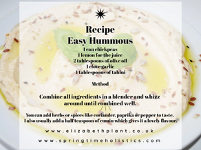 Store Cupboard Staples – Chickpeas - Hummous Recipe