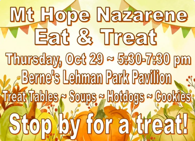 Mount Hope Church of the Nazarene Eat & Treat