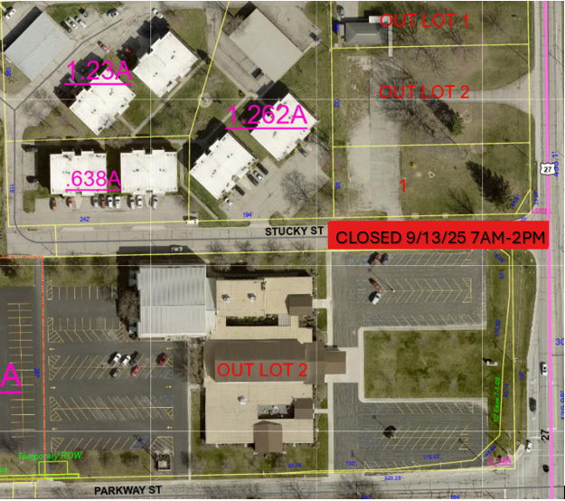 Stucky Street Closure