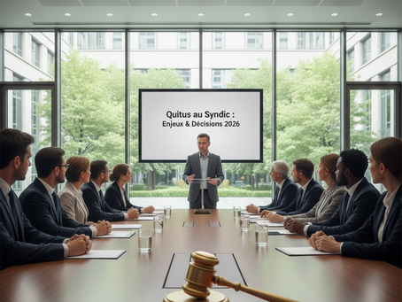 Le quitus au syndic de copropriété