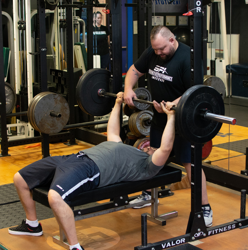 Donnie Kiernan, personal trainer and owner of the Strength & Performance Institute helping