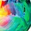 Thumbnail: Nikolaos Schizas-Abstract Art Painting Original Signed Canvas Large Multicolours