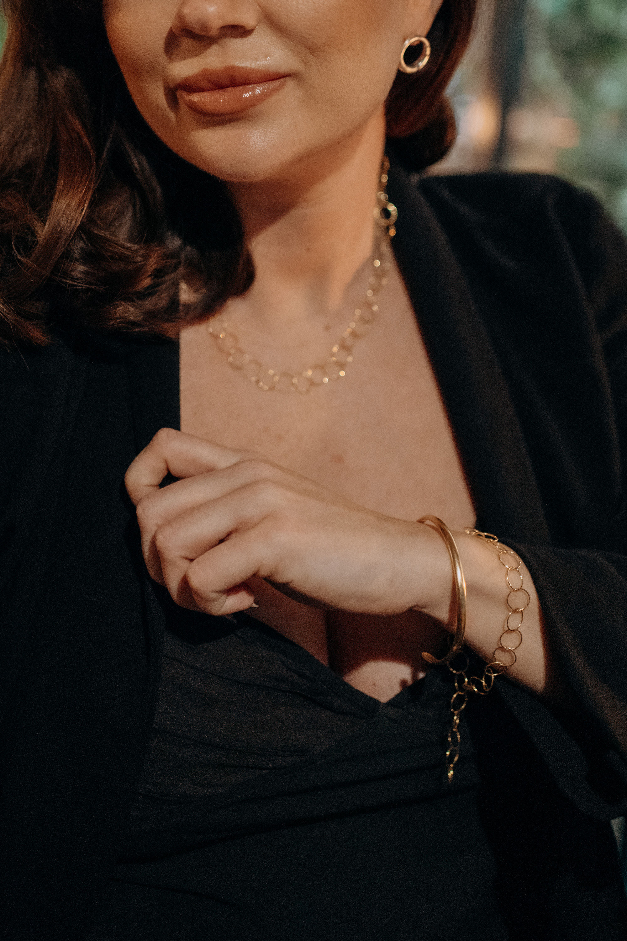 The Hoop Bracelet / Ankle Bracelet.  18 karat gold or 925 sterling silver