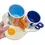 Thumbnail: Art Ceramics Abstract Tray Hors d'oeuvres Platter  Que Rico Handpainted