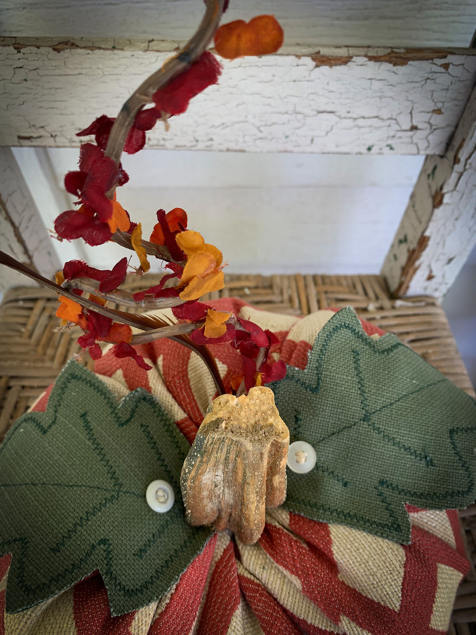 Thumbnail: FESTIVE ORANGE & WHITE PUMPKIN