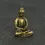 Miniature : Mini Statue Bouddha Zen en Laiton – Sculpture de Poche Rétro & Déco Apaisante