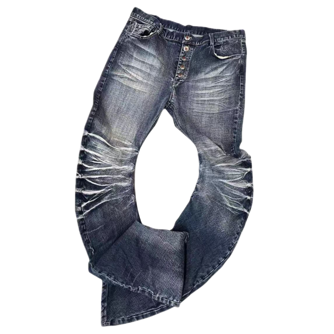 Vintage Blue Stacked Jeans