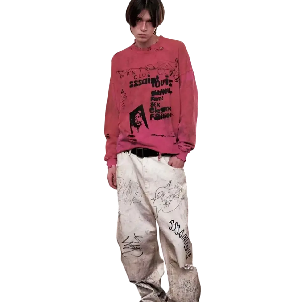 Thumbnail: PINK RIOT CREWNECK Longsleeve