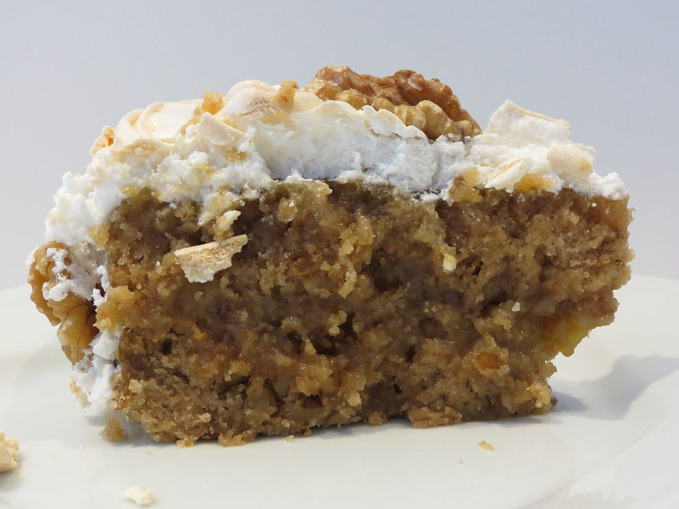 Fatia Torta de Nozes