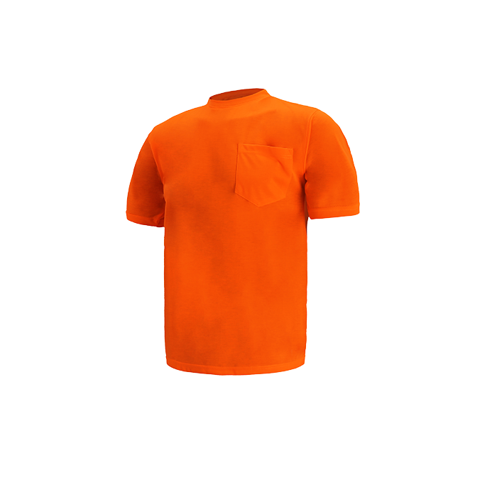 Thumbnail: TS113 High Visibility Short Sleeve T-shirt, Orange, Breathable Polyester