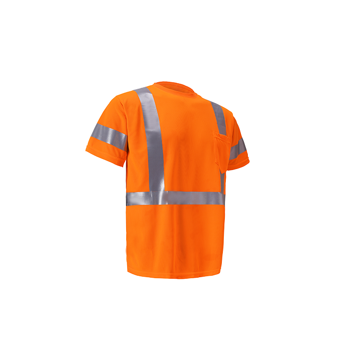 Thumbnail: TB113C-3 High Visibility Short Sleeve Birdseye T-shirt, Class 3, Orange
