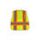 Thumbnail: IC115C-2 High Visibility Contrast Incident Command Vest, Class 2, Lime