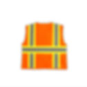 Thumbnail: 7038C-2 High Visibility Contrast Vest, Class 2, Orange, Zipper Closure