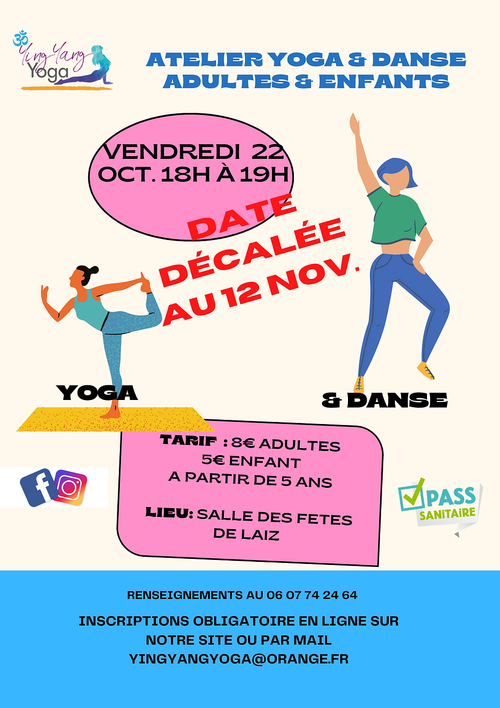 Atelier Yoga & Danse adultes & enfants