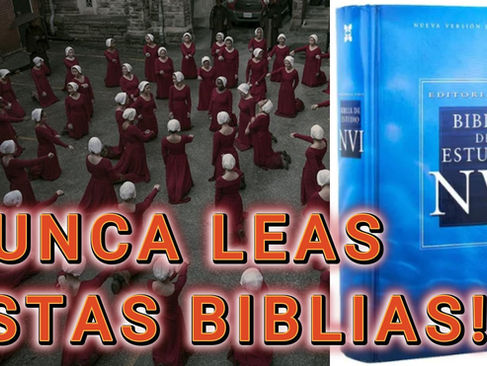 LAS BIBLIAS NVI HAN SIDO PREPARADAS PARA LA TEOCRACIA CRISTIANA RADICAL QUE SE APROXIMA