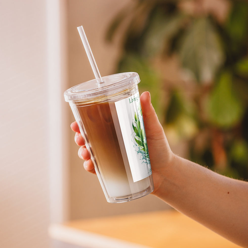 Thumbnail: Clear plastic tumbler