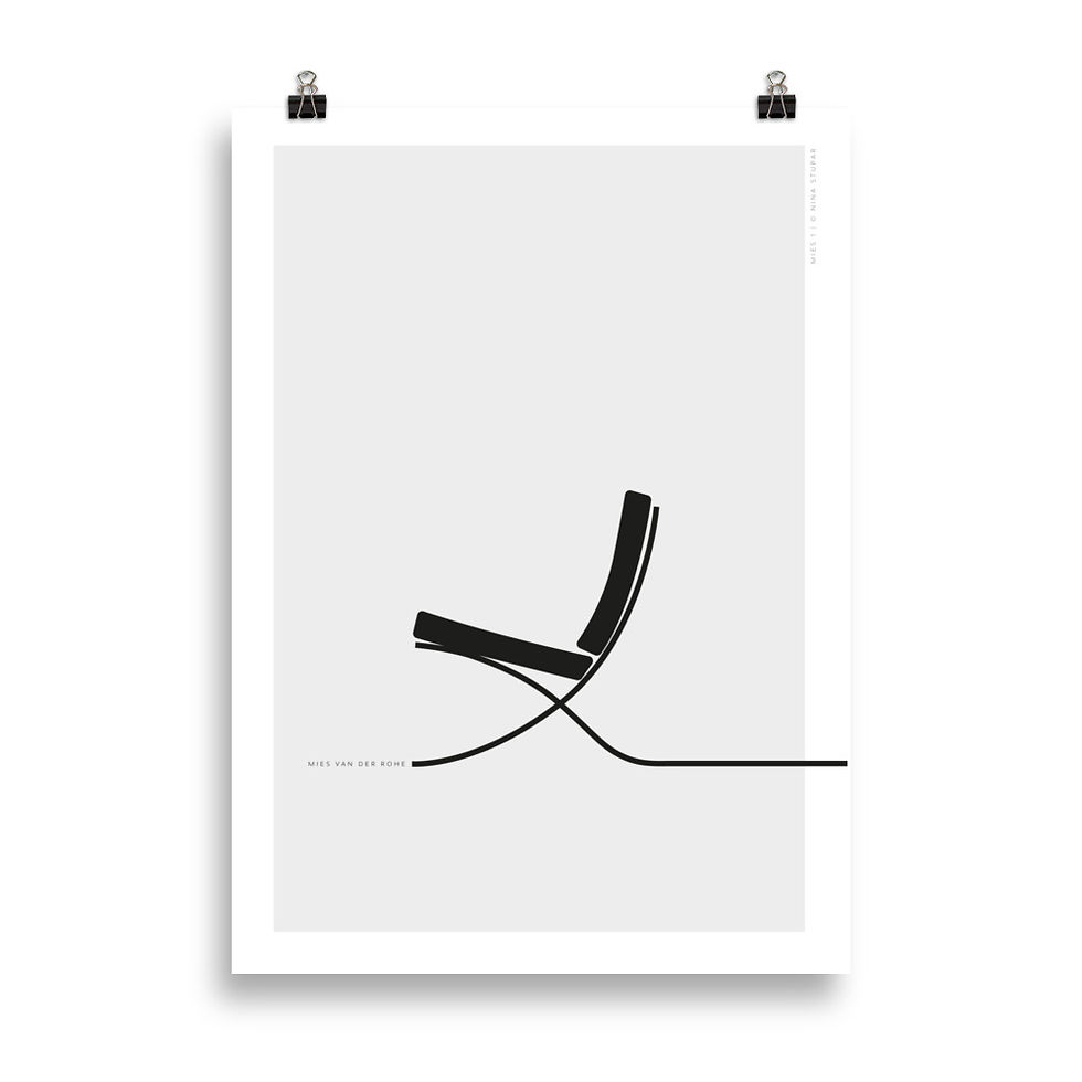Thumbnail: Poster Mies van Der Rohe 1