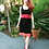 Thumbnail: Red Fans Sleeveless Miracle Dress XS & XL