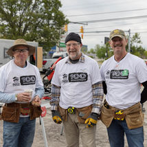 Lake-Geauga Habitat for Humanity volunteers building Home #100 in Lake County, Ohio.